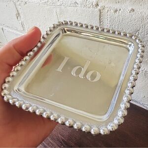 Mariposa Silver Trinket Dish